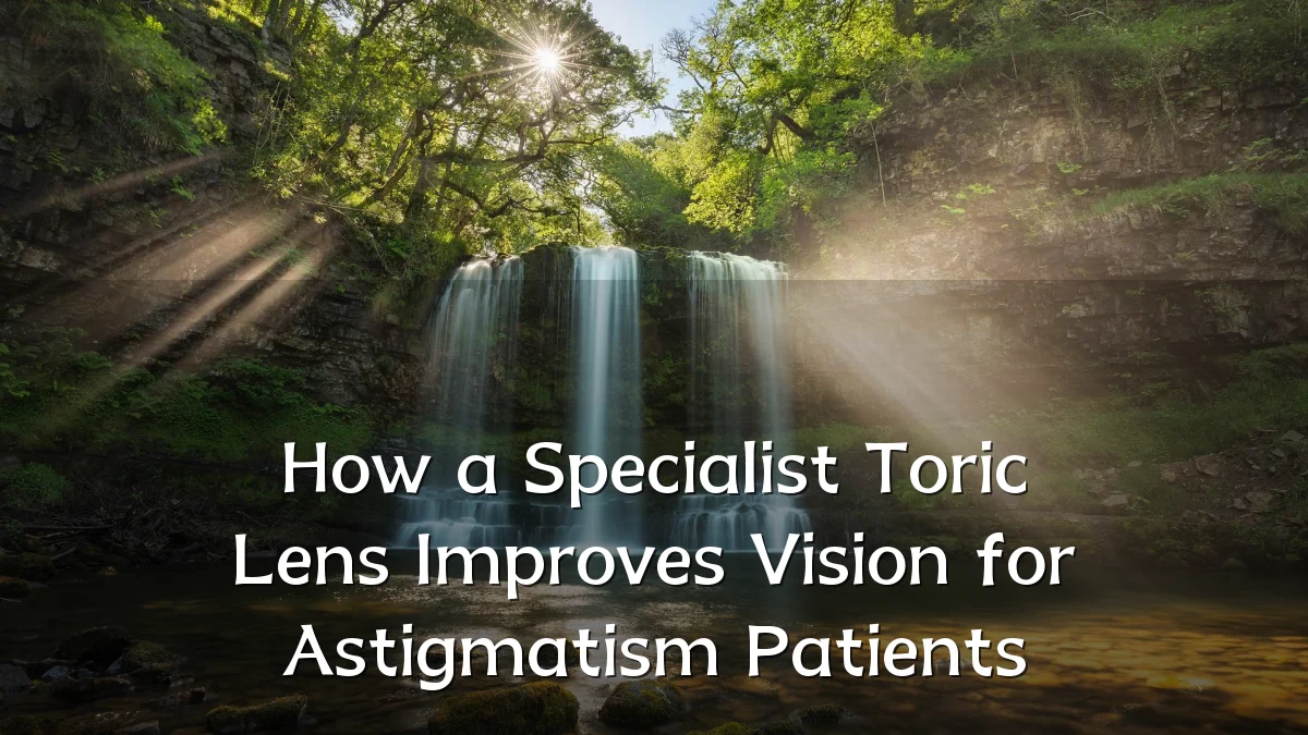 How a Specialist Toric Lens Improves Vision for Astigmatism Patients