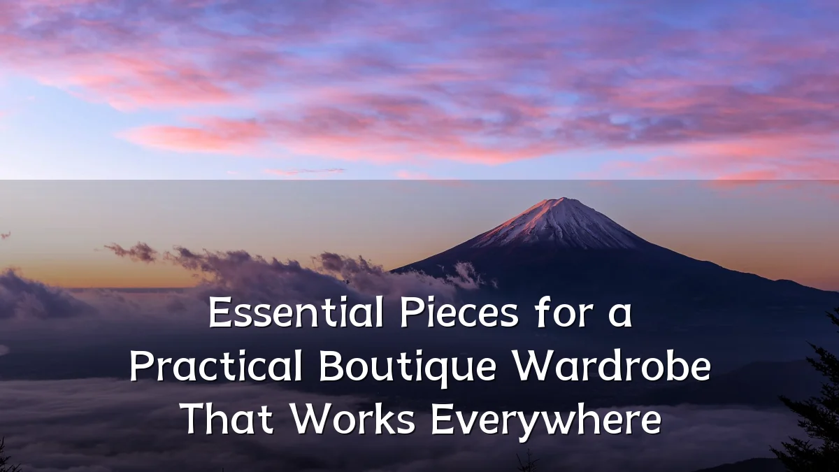 Essential Pieces for a Practical Boutique Wardrobe That Works Everywhere