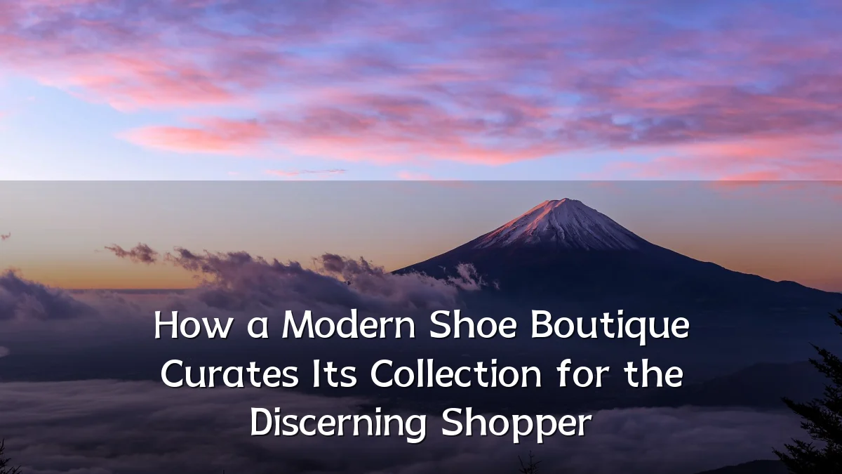 How a Modern Shoe Boutique Curates Its Collection for the Discerning Shopper