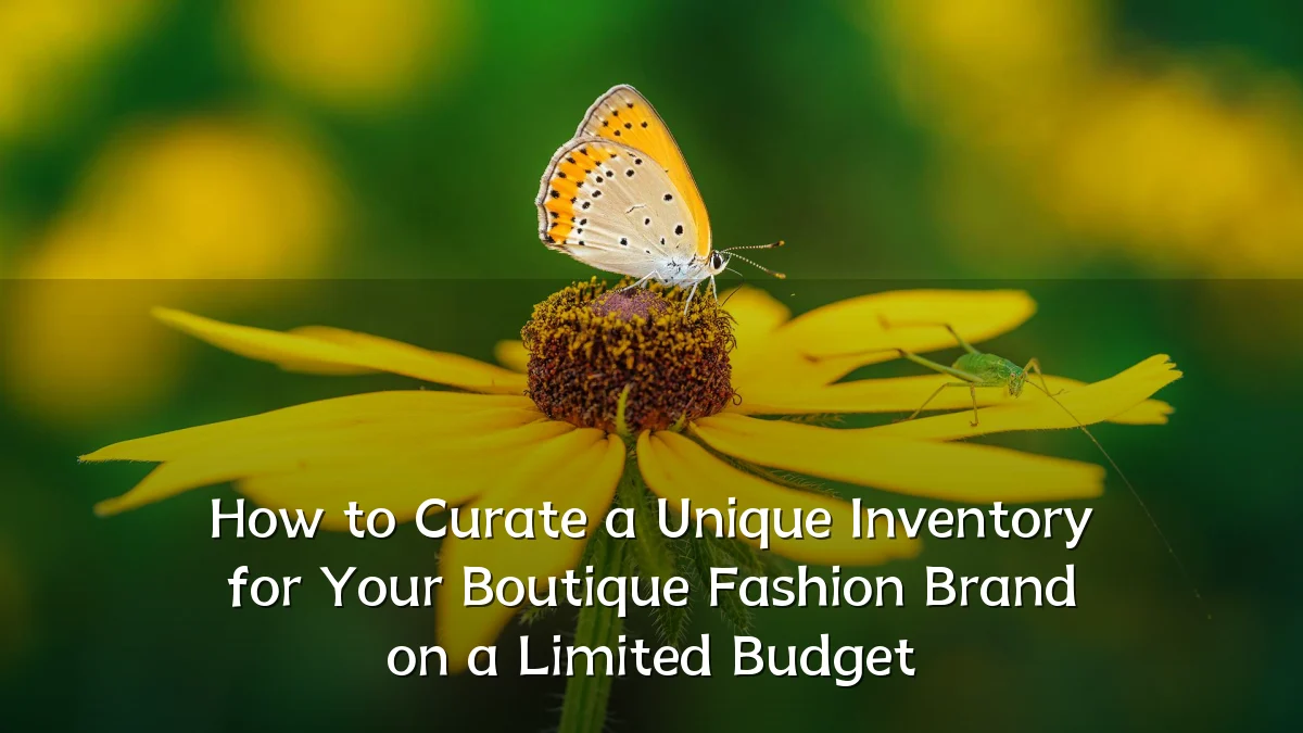 How to Curate a Unique Inventory for Your Boutique Fashion Brand on a Limited Budget