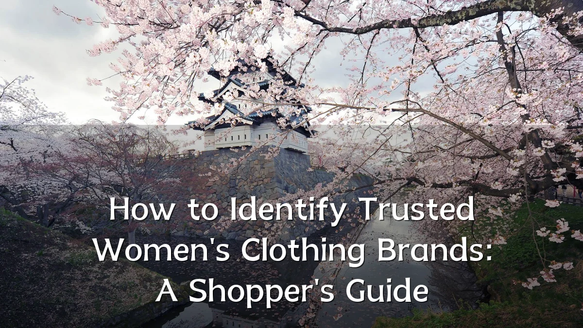 How to Identify Trusted Women's Clothing Brands: A Shopper's Guide