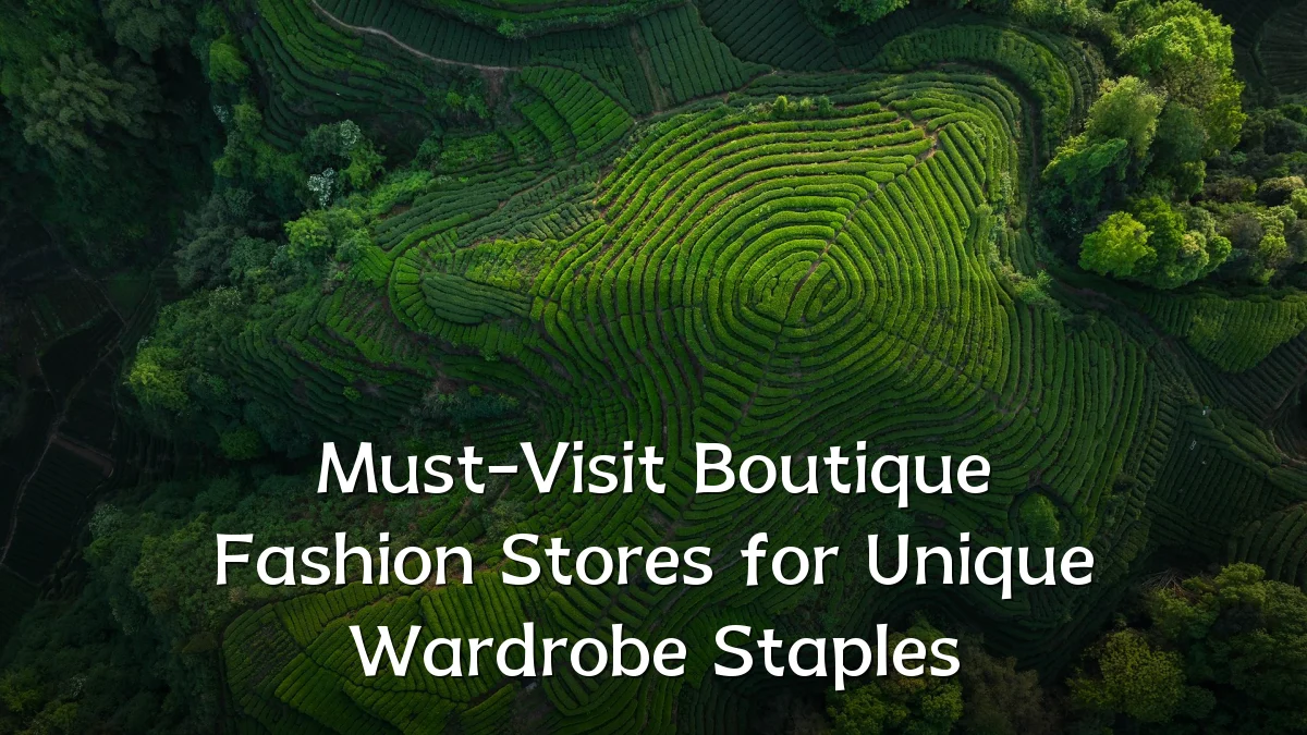 Must-Visit Boutique Fashion Stores for Unique Wardrobe Staples