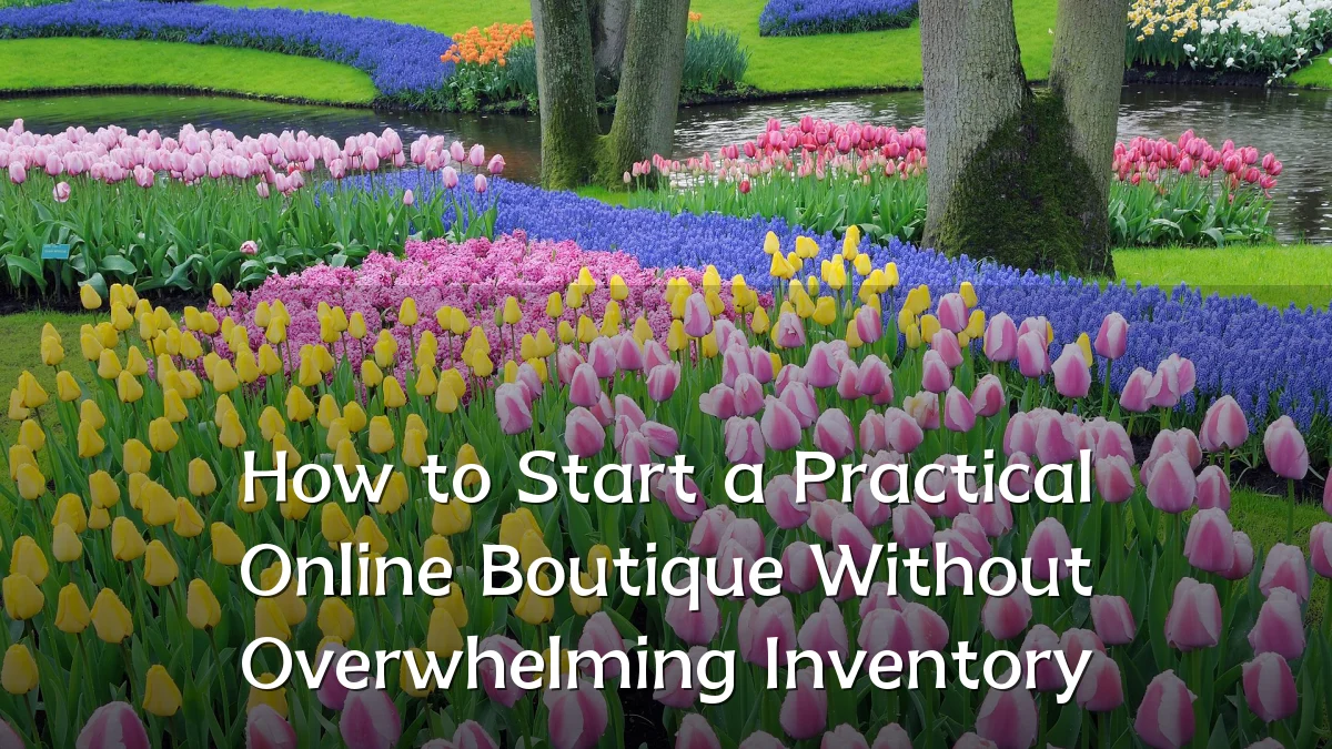 How to Start a Practical Online Boutique Without Overwhelming Inventory