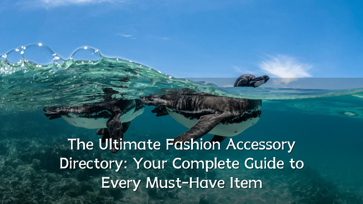 The Ultimate Fashion Accessory Directory: Your Complete Guide to Every Must-Have Item