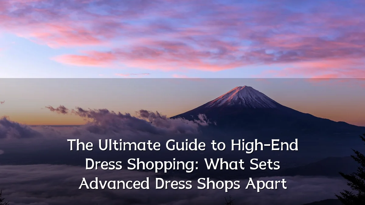 The Ultimate Guide to High-End Dress Shopping: What Sets Advanced Dress Shops Apart
